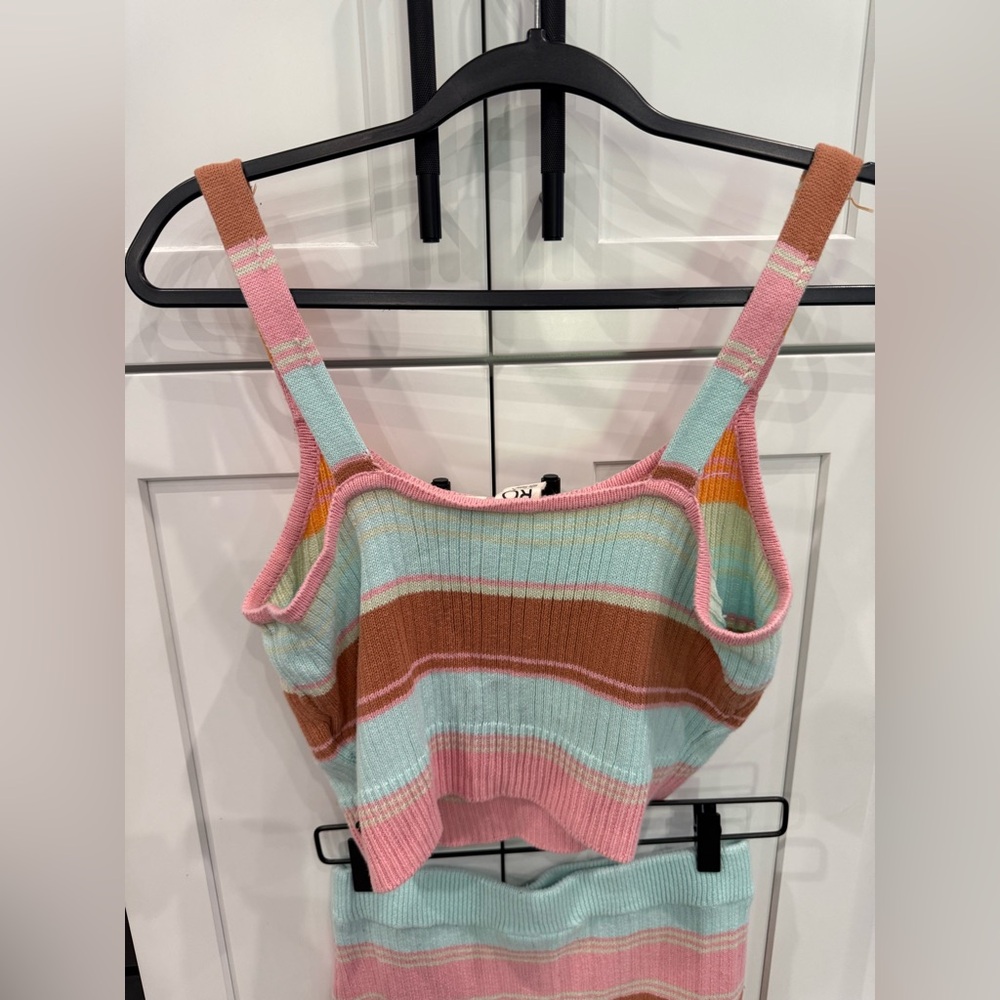 Roxy Set - Playa Morning - Knitted Bodycon Skirt & Top - Large - Picture 6 of 12